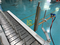Máquina de Tratamiento de Superficies por Llama de Precisión para Cubos y Contenedores de Plástico PE PP con Cubierta de Seguridad