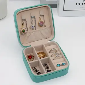 Custom Logo Jewelry Organizer Quality Small Jewellery Storage Travel Jewelry Case Manufacturer Selling Jewelry Box