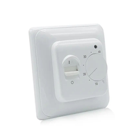 Sistema de Calefacción por Suelo Radiante Eléctrico con Termostato Mecánico, 110V~240V, Diseño Tradicional para Uso en Interiores de Hogares y Hoteles, Fácil de Instalar