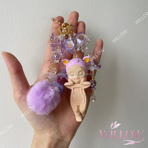 พวงกุญแจแฟชั่นสุดหรู โซนี่แองเจิล รุ่นเชอร์รี่บลอสซั่ม วัสดุคุณภาพสูง สำหรับตกแต่งโทรศัพท์ กระเป๋า ของตกแต่ง DIY ขายส่ง - Product Image 5