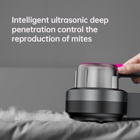 Ménage 8000Pa sans fil contrôleur de poussière Portable nettoyant lit acariens aspirateur Anti-poussière aspiration acariens avec lumière UV