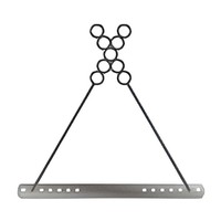 Supports bipodiques réutilisables pour tonsillectomie Draffin avec plaque, ensemble de 3 pièces, support thoracique chirurgical ORL