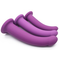 3 tailles de plug anal en silicone, plug anal à sangle pour femmes