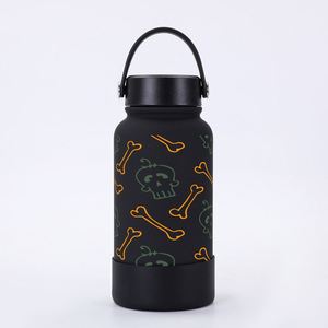 Patrón de Halloween 2025 nuevos productos al aire libre de acero inoxidable de doble pared <span class=keywords><strong>isotérmica</strong></span> calabaza <span class=keywords><strong>botella</strong></span> frasco inoxidable <span class=keywords><strong>botella</strong></span> para beber - Product Image 3