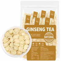 Tranches de Ginseng Américain, Racine de Ginseng Séchée, Thé Énergisant, Amélioration de l'Endurance et de l'Immunité, Tisane, Sachets de Thé Personnalisés, OEM, Marque Privée, Vente en Gros