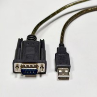 Adaptateur USB vers Série DB9 RS232, Câble avec Puce Prolific PL2303, Connecteur Mâle DB-9, 1,8 m