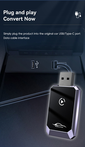 Adaptador Inalámbrico 2 en 1 para Auto con Android Auto y Carplay, Universal, Plug-n-play, Wifi 6, Dongle USB para Radio de Auto - Product Image 5