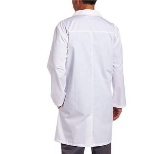 Camice da laboratorio in tessuto bianco personalizzato <span class=keywords><strong>per</strong></span> <span class=keywords><strong>medici</strong></span> manica lunga abbigliamento sperimentale invernale uniformi ospedaliere - Product Image 4
