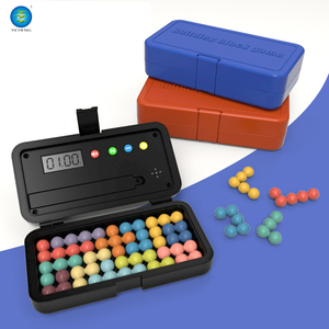 Jeu de blocs de construction éducatifs en plastique STEM, puzzles portables pour enfants, 36 niveaux, jouets d'apprentissage des mathématiques Montessori - Product Image 1