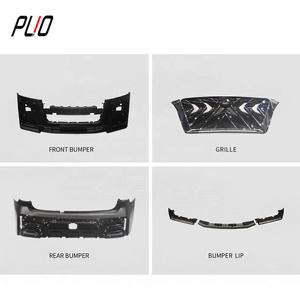 Kit de carrocería para <span class=keywords><strong>Nissan</strong></span> Patrol Y62, cubierta de rejilla de parachoques trasero y delantero, guardabarros, actualización a 2020, black hawk edition, 2021 - Product Image 5