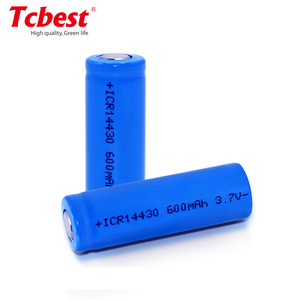Solution de batterie Li-ion efficace 650mAh <span class=keywords><strong>ICR14430</strong></span> 3.7V pour appareils portables Batteries cylindriques au lithium-ion - Product Image 4