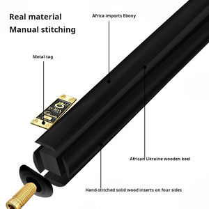 ไม้คิวสนุ๊กเกอร์ Omin รุ่นสำหรับมืออาชีพ คุณภาพเยี่ยม ตรงง่าย ใช้งานได้ดี หัวคิว 9.5 มม. แบบ 3/4 แยก - Product Image 3