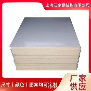Paneles Sándwich de Lana de Roca de 1200 mm, Acero Galvanizado, Resistentes al Fuego, Ecológicos, para Cuartos Fríos, Uso Industrial - Product Image 5