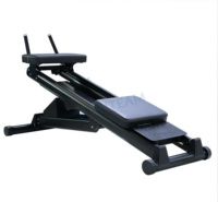 Máquina de remo moderna y popular para interiores, máquina de remo sentado, remo de aire, equipo eléctrico para abdominales, cardio y culturismo