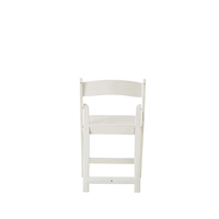 Chaise pliante en plastique blanc avec siège rembourré, idéale pour les mariages, banquets et événements – Fournisseur direct usine