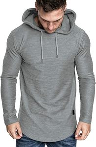 Nueva Sudadera con Capucha para Hombre, Ajustada, Forrada de Felpa, de Secado Rápido, de Poliéster y Algodón, con Logotipo Personalizado, Estilo Urbano - Product Image 2