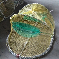 Pain crabe poulpe Cage De Pêche Personnalisé Lingot Cage Nylon Maille HDPE Crabe Piège Homard Aquaculture Crabe Pot