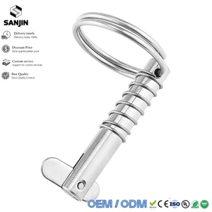Perno a Sgancio Rapido in Acciaio Inossidabile per Installazione Veloce di Tendalini Nautici, Ricambio per Imbarcazioni, Forniture Nautiche per Negozi e Uso Domestico - Product Image 1