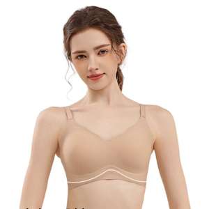 Soutien doux pour femmes sous-vêtements de levage sans couture pour printemps été petit <span class=keywords><strong>sein</strong></span> sans anneau en acier <span class=keywords><strong>nu</strong></span> peau Invisible soutien-gorge Logo tasse - Product Image 5