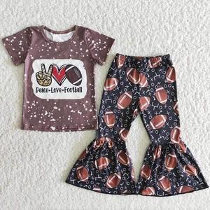 Ensembles de Vêtements Décontractés en Gros pour Bébés et Adolescentes (5 Ans) - Distributeurs de Vêtements pour Enfants - Tenue 2 Pièces avec Pantalon Cloche - Product Image 3