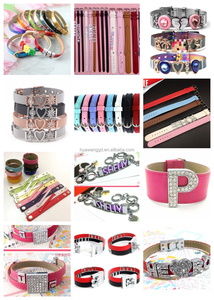 Low Price High Quality Stocked Fashion Jewelry 8mm Slide Letters Alphabet Rhinestone Slide <strong>Charms</strong> <strong>Silver</strong>/Gold Accessory Hollow Out Slider Letters - Product Image 5