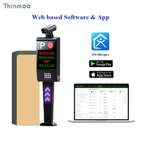 Thinmoo système de gestion de stationnement caméra de reconnaissance de plaque d'immatriculation étiquette RFID UHF Parking
