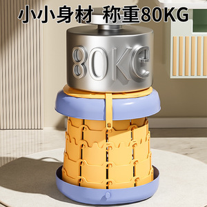 Pot de toilette pliable pour enfants, toilettes portables d'extérieur pour les voyages et les sorties, 2-4 ans, matériau PP, conception multifonctionnelle - Product Image 4