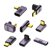 Adaptateur USB-C Femelle vers Type-C Mâle 240W 40 Gbps en Alliage d'Aluminium, Convertisseur à Brancher pour Ordinateur Portable