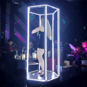 Led Fiber Optic <b>Lights</b> Dance Stage Props Rainbow Color Lightweight Interactive With <b>Music</b> <b>Light</b> Show For Nightclub Party - Product Image 2