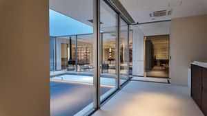 <span class=keywords><strong>Porte</strong></span> Coulissante en Aluminium à Double Vitrage, Grande <span class=keywords><strong>Porte</strong></span> Coulissante Électrique Extérieure en Verre, Mince, Résistante aux Chocs Cycloniques, Conforme à la Norme Australienne - Product Image 3