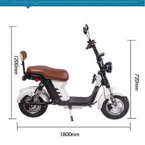 Trottinette électrique avec moteur de 1000W, jantes de 10 pouces, éclairage LED étanche, batterie lithium 60V 12Ah, empattement de moins de 1,3 m. - Product Image 5