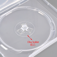 Boîtier de jeu de remplacement en plastique PS3 SUNSHING, transparent, pour un seul disque Blu-ray, pour jeux vidéo PlayStation 3, boîtes de rangement pour DVD et CD