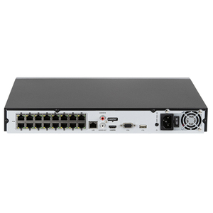 Stock US Hik Original <span class=keywords><strong>DS</strong></span>-<span class=keywords><strong>7616NI</strong></span>-<span class=keywords><strong>Q2</strong></span>/<span class=keywords><strong>16P</strong></span> 16 canaux 1U jusqu'à 8 To 16 PoE Détection de mouvement 2.0 VCA <span class=keywords><strong>NVR</strong></span> 4K - Product Image 3