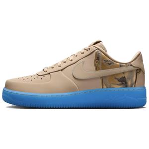 Zapatillas Nike Air Force 1 Low Top para Skateboarding, Marrón y Azul, Unisex, con Suela de Goma Acolchada, Casuales de Primavera - Product Image 1