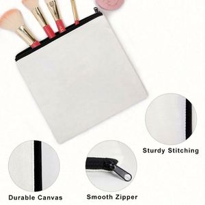 Cotton Square <b>Small</b> Cloth <b>Wallet</b> Custom Pattern Key Mobile Phone Zipper Storage Pencil Case Cosmetic Bag - Product Image 6