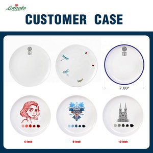 Đĩa ăn sứ trắng tròn, giá sỉ, đặt làm theo yêu cầu, rẻ, dùng cho nhà hàng, khách sạn, bếp, tiệc cưới - Product Image 5