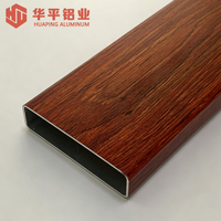 Profilé en aluminium à grain de bois résistant aux intempéries, alliage durable pour projets de fenêtres et de cadres de portes extérieures anti-corrosion