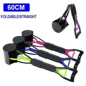 Pet Dog manico lungo Pet Pooper Scooper <span class=keywords><strong>cane</strong></span> gatto raccoglitore di rifiuti mascella Scoop raccogliere rifiuti puliti strumenti di pulizia per animali domestici 60CM - Product Image 2