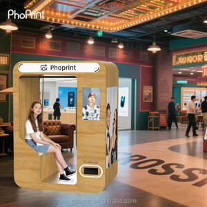Photomaton en bois vintage à écran tactile portable de 18.5 pouces pour centre commercial - Product Image 6