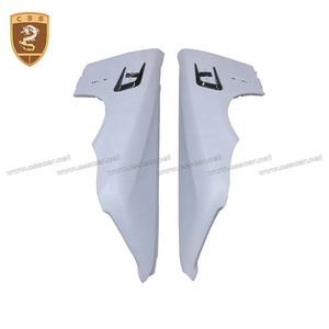 Conjunto de parrilla de parachoques de coche CF de mezcla de fibra de vidrio, guardabarros de cuerpo ancho, Kit de carrocería de estilo MSY para Rolls <span class=keywords><strong>Royce</strong></span> Wraith Dawn Bodykit - Product Image 2