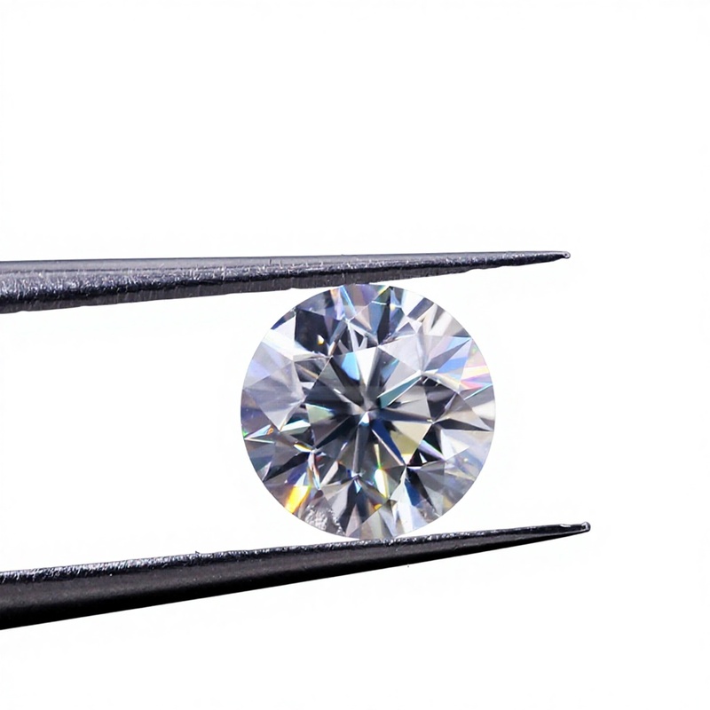 Loose Black Moissanite Diamond 1 Carat