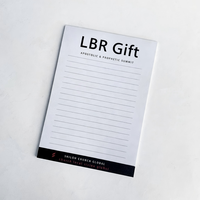 Blocs-notes personnalisés avec logo, vente en gros, blocs-notes à reliure collée de qualité supérieure avec votre marque, papier à écriture fluide