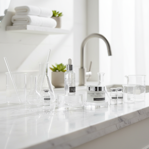 Set Completo de Ampollas Faciales y Bolas de Péptidos Blanqueadores, Crema Facial Líquida Antienvejecimiento e Iluminadora con Ácido Hialurónico para Hombres y Mujeres - Product Image 3