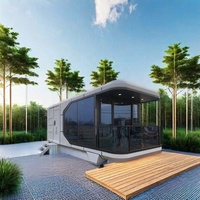 Populaire Préfabriqué Space Capsule House Camping Pod Hotel Tiny House pour Resorts