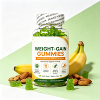 Gummies pour la prise de poids certifiées véganes de qualité alimentaire, testées par des tiers, avec COA disponible et certifiées HACCP