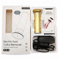 Lime électrique à vitesse réglable pour éliminer les callosités des pieds, avec disque de ponçage remplaçable