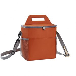 Custom Folding Collapsible Reusable Eco-friendly Thermal Picnic Lunch Insulated Cooler Bags with Strap for Ladies - Product Image 3