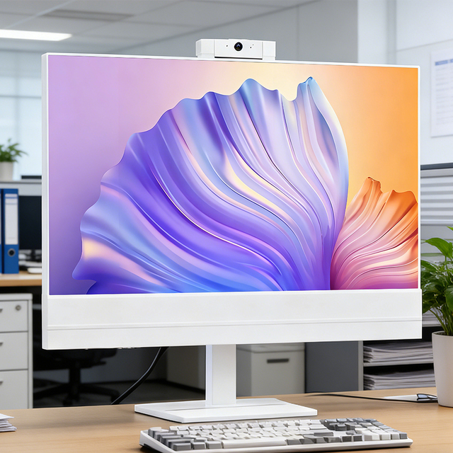 24inch Desktop Computer Complete Set Core I3 I5 I7 I0 Optional All in One Pc 500gb SSD OEM DDR4 Gaming Kompyuter