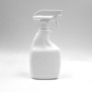 2026 Different Shape HDPE Detergent Bottles Factory Stock 500ml Spray <b>Cleaner</b> Bottle Hand Button Spray Bottle - Product Image 2