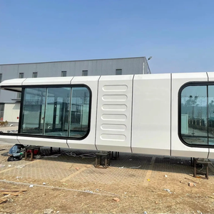 Casa pequeña prefabricada moderna a buen precio, casa contenedor para acampar, cápsula espacial para vivienda móvil - Product Image 2